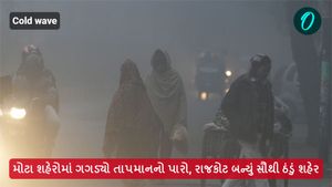 Cold wave in Gujarat: મોટા શહેરોમાં ગગડ્યો તાપમાનનો પારો, રાજકોટ બન્યું સૌથી ઠંડું શહેર