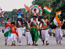 तस्‍वीरों में देखें जश्‍न ए आजादी