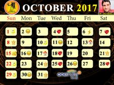 Astro Calendar: अक्टूबर 2017 का ज्योतिष कैलेंडर