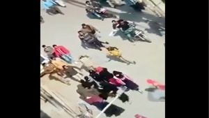 Fact Check: हिजाब विवाद को लेकर प्रदर्शन कर रही महिलाओं को कर्नाटक पुलिस ने पीटा? जानिए सच्चाई
