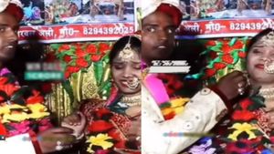 VIDEO: वरमाला के दौरान दुल्हन की इस हरकत पर भड़क उठा दूल्हा, देखते ही देखते जड़ दिया जोरदार थप्पड़