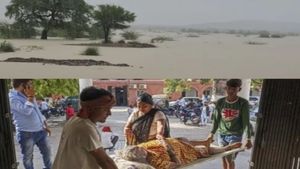 Monsoon: बाड़मेर में बाढ़ का गम तो बलिया में गर्मी का सितम