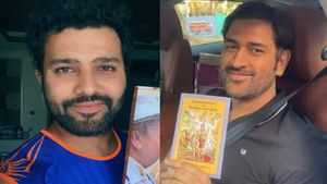 Fact Check: धोनी के हाथ में भगवद गीता तो रोहित शर्मा के पास कौन सी बुक? जानिए वायरल दावे की हकीकत 