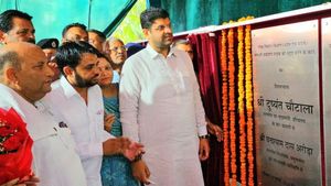 डिप्टी CM दुष्यंत चौटाला ने 115 करोड़ रुपए की सड़क विकास परियोजनाओं का किया शिलान्यास