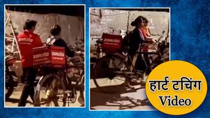 बच्चे को गोद में लेकर पत्नी संग Zomato फूड डिलीवरी! स्वाति मालीवाल ने शेयर किया दिल को छू लेने वाला ये VIDEO