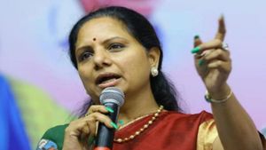 हैदराबाद: BRS MLC कविता ने संसद में भाजपा सांसदों के 'झूठ' पर लगाई लगाम