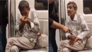 दिल्ली मेट्रो में बीड़ी पीता नजर आया शख्स, सहयात्रियों को हुई परेशानी