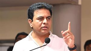 केटीआर बोले- चंद्रबाबू नायडू की गिरफ्तारी आंध्र प्रदेश का राजनीतिक मुद्दा है, तेलंगाना में ना करें रैली 