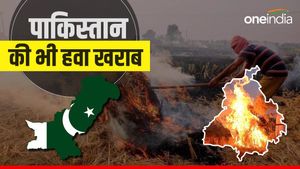 भारत में पराली जलने से पाकिस्तान की भी हवा खराब? लाहौर में त्राहिमाम, कर सकता है ये अपील 