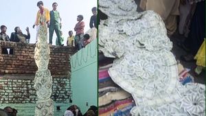 VIDEO: दूल्हे राजा ने गले में पहनी 20 लाख रुपये की माला, लोग बोले- 'पहले घर की दीवार तो बनवा ले...'