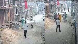 गंदगी को लेकर पड़ोसी से बहस कर रही थी महिला, तभी पिटबुल ने मारा जोरदार झपट्टा और फिर...