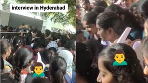 हैदराबाद में एक नौकरी के लिए मची मारामारी, वायरल VIDEO में दिखा बेरोजगारों का महाकुंभ