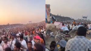 Fact Check: राहुल गांधी की न्याययात्रा में नहीं, बैलगाड़ी की दौड़ देखने उमड़ा था ये जनसैलाब