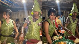 ये क्या! 'उर्फी जावेद से इंस्पायर' लड़की ने बदन पर लपेटे केले के पत्ते, छोले कुलचे बेचते हुए वायरल हुआ VIdeo