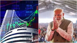 Share Bazar:एग्जिट पोल के बाद शेयर बाजार बम-बम, मोदी के जीत के संकेत मिलते ही सेंसेक्स-निफ्टी में जबरदस्त उछाल