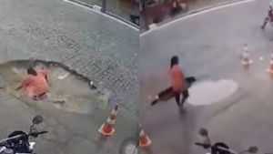 Fact Check: क्या सच में अयोध्या का रामपथ धंसा, गड्ढे में गिरी महिला! जानिए Viral Video का पूरा सच