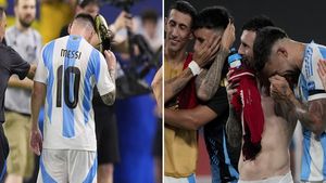 Lionel Messi की आंखों से निकले आंसू, बीच मैच में हुए इंजर्ड, फिर भी अर्जेंटीना ने जीता कोपा अमेरिका का खिताब
