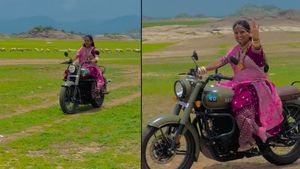 लहंगा चोली पहनकर राजस्थानी महिला ने किया ऐसा कारनामा, वायरल वीडियो देख सलाम करने लगे लोग