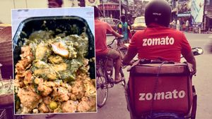 Zomato का गड़बड़झाला! ग्राहक ने ऑर्डर की पालक पनीर, सावन के महीने में पकड़ा दिया च‍िकन