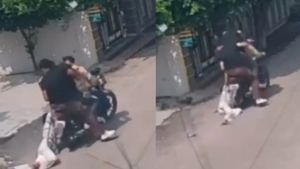 दिहाड़ी मजदूर की बेटी का मोबाइल छीन फरार हुए बदमाश, 400 मीटर तक घसीटने का वीडियो हुआ VIRAL