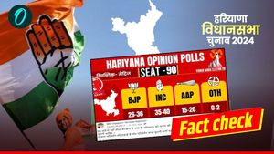 Fact Check: हरियाणा चुनाव में कांग्रेस को बढ़त! ओपिनियन पोल की फोटो से मचा हड़कंप, जानें सच