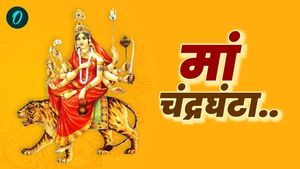  Maa Chandraghanta: नवरात्रि की तृतीया पर मां चंद्रघंटा का पूजन रोगों को करता है दूर