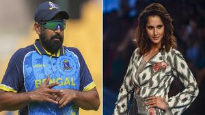 स्विमिंग पूल में Sania mirza के साथ शमी की तस्वीर हुई वायरल, फैंस बोले एडिट तो सही कर लो