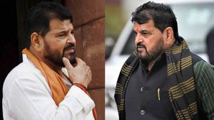 '26 महीनों तक षड्यंत्र रचे, झूठे आरोप लगाए लेकिन साजिशकर्ता सफल नहीं हो पाए',  बृजभूषण शरण सिंह का तंज 