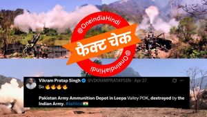 Fact Check: भारतीय सेना ने लीपा घाटी में पाक सेना के गोला-बारूद डिपो को नहीं किया नष्ट, पुराना वीडियो वायरल