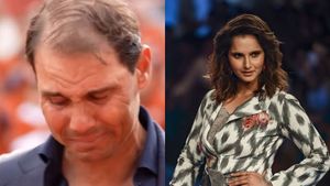 फ्रेंच ओपन स्पेशल ट्रिब्यूट पर फूट-फूटकर रोये राफेल नडाल, सानिया मिर्ज़ा भी नहीं रोक पाईं आंसू