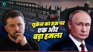 Ukraine: यूक्रेन ने 1100 किलो का अंडरवाटर विस्फोटक लगाकर तोड़ा क्रीमिया ब्रिज, 2016 में पुतिन ने बनवाया था