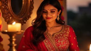 Karwa Chauth 2025: करवा चौथ पर महिलाएं पहनें ये खास पारंपरिक कपड़े, ऐसे चलाएं अपनी खूबसूरती का जादू