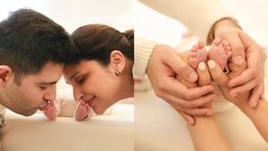 Parineeti Chopra और Raghav Chadha ने बेटे का नाम रखा 'नीर', क्या है मतलब? दिखाई पहली झलक