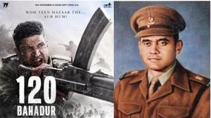 फरहान अख्तर ने मेजर शैतान सिंह भाटी की 101वीं जयंती पर भावुक पोस्ट के साथ दी श्रद्धांजलि