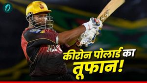 टी-20 क्रिकेट के 'सिक्सर किंग' बने Kieron Pollard, धोनी और रोहित शर्मा को पीछे छोड़ बनाया वर्ल्ड रिकॉर्ड