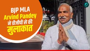  BJP MLA Arvind Pandey ने डीजीपी से की मुलाकात, जमीन विवाद पर कर दी ये बड़ी मांग, जानिए क्या कहा
