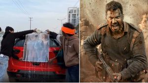 Varun Dhawan Milk Abhishek: Border 2 की सक्सेस पर क्यों वरुण धवन का दुग्धाभिषेक? Viral Video से मचा तहलका! 