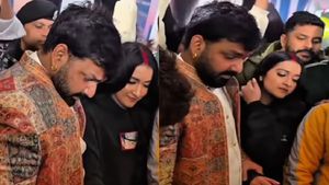 Video: कौन है सिंदूर लगाई वो महिला, जिसकी उंगलियों से पवन सिंह ने चाटा केक? फिर सरेआम की ऐसी हरकत 
