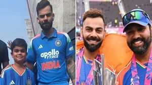 Virat Kohli को मिला अपना हमशक्ल! 'छोटा चीकू' को देख रोहित शर्मा से बोले- ये तो मेरा डुप्लीकेट है