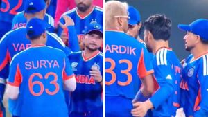 जीत का जश्न या आपसी तकरार? पाक को रौंदने के बाद मैदान पर कुलदीप से भिड़े हार्दिक-सूर्या, सरेआम फूटा गुस्सा