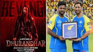 IPL 2026: मैदान पर जंग से पहले 'द रिवेंज' का डोज, धोनी-संजू के बाद श्रेयस अय्यर ने देखी 'धुरंधर-2', VIDEO 