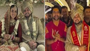 Kuldeep Yadav की शादी में पहुंचे धीरेंद्र शास्त्री, आशीर्वाद के साथ दिया खुशहाल जीवन का मंत्र, वीडियो वायरल