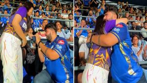 IPL के LIVE मैच में गर्लफ्रेंड को किया प्रपोज, फिर मच गया बवाल! हुआ कुछ ऐसा कि अटक गई फैंस की सांसें?