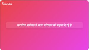 चंडीगढ़ के प्रशासक गुलाब चंद कटारिया ने साप्ताहिक रूप से चार पहिया वाहनों के उपयोग को सीमित करके सतत परिवहन को बढ़ावा दिया।
