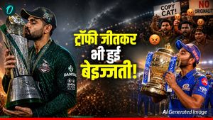 IPL के शोर के बीच PSL में बाबर आजम ने किया अनोखा कारनामा! रोहित शर्मा के स्टाइल में उठाई ट्रॉफी, हुए ट्रोल?