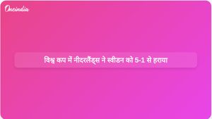नीदरलैंड्स की स्वीडन पर 5-1 की जीत में ब्रोबे और गाकपो ने दो-दो गोल किए।