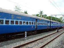 Train derails after hitting tractor,close shave for passengers