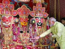 Praying for Lord Jagannath's divine blessings