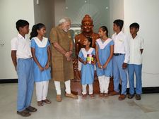 Pics: Narendar Modi felicitates teachers on Teacher's Day 