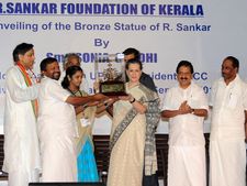 Sonia Gandhi launches health schemes in Kerala (in pics)